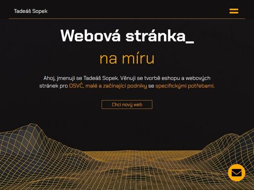 webové stránky a eshopy pro osvč, malé a střední podniky.