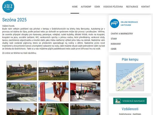 autocamp dobřichovice - ubytování u berounky