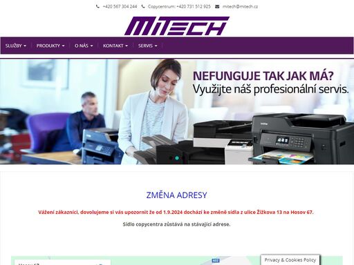 naše firma se zaměřuje na prodej a servis kancelářské techniky, it techniky a docházkových systémů. zároveň nabízíme kompletní tisková řešení na míru pro každého zákazníka.