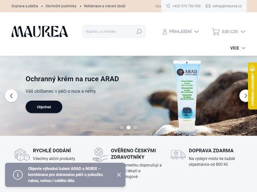 objevte účinnou kosmetiku s minerály z mrtvého moře ?vhodná na ekzém i citlivou kůži ?ověřeno lékaři ?rychlé dodání ?doprava zdarma nad 800 kč | maurea