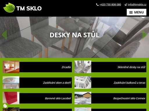 sklenářské práce ve vysoké kvalitě a za rozumnou cenu.