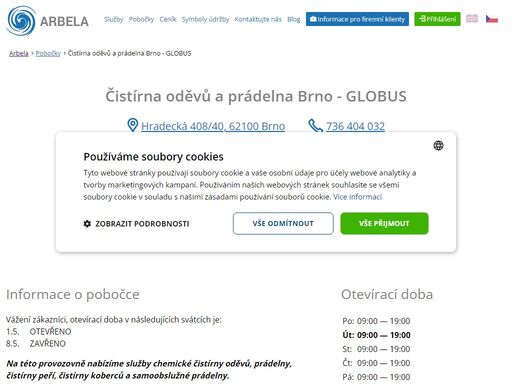 arbela - profesionální prádelna a čistírna oděvů