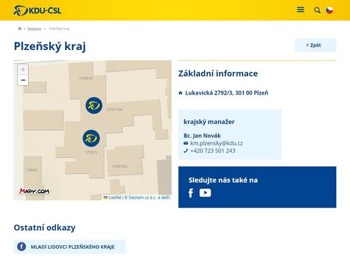 oficiální webové stránky kdu-čsl plzeňský kraj