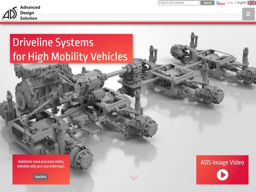 advanced design solution s.r.o. is an engeneering company that provides complete solutions for driveline systems based on independent suspension axles.