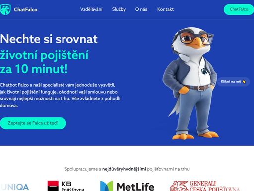 chatfalco is a chat application for the modern financial products consultation.