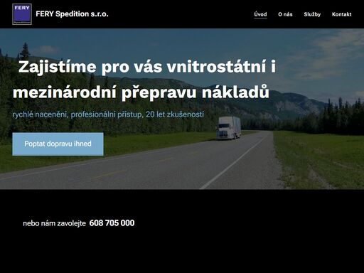 nákladní doprava na míru