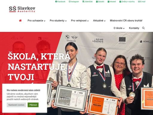 studuj na isš slavkov u brna! dobré zázemí, moderní vybavení a kvalitní obory, co tě budou bavit. jsme škola pro každého.