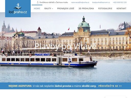 poznejte prahu z paluby parníku praha. vyhlídkové plavby, firemní akce a svatby na parníku praha.