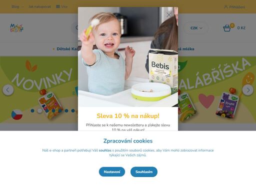 dětské příkrmy od českého výrobce. prémiovou dětskou výživu - kojenecké kaše a pudinky najdete na e-shopu malabriska.cz, oficiálního prodejce bebis.