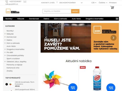 objevte d1m - váš zdroj kvalitních produktů za nejnižší ceny! nabízíme široký sortiment pro celou rodinu a domácnost.