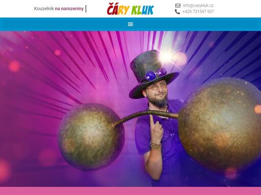 kouzelník pro děti čáry kluk je moderní kouzelník, který zabaví nejen vaše děti, ale i přítomné dospělé a všechny hosty. kouzelník pro vás.