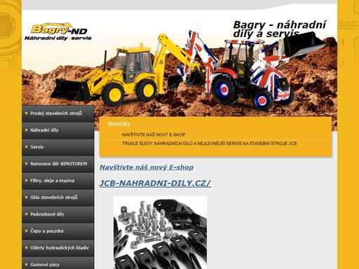 jcb - náhradní díly, prodej a servis - bagry jcb 3cx, 4cx ...