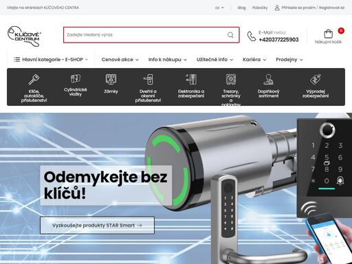 klíčové centrum se již více než 25 let specializuje na výrobu klíčů, autoklíčů a kompletní zabezpečení pro domácnosti i firmy.