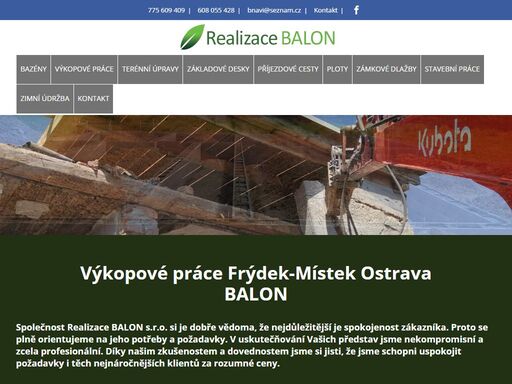 bazény, kanalizace, jímky a septiky, demolice, pergoly, ploty, inženýrské sítě, stavby, výkopové práce, základové desky, zahrady, zámková dlažba-frýdek-místek