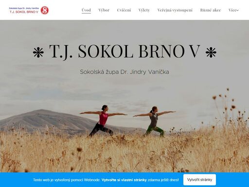činnost tj sokol brno v - černá pole finančně podporuje