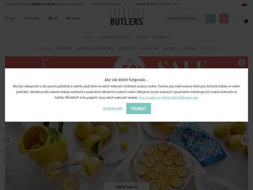 koncept butlers se obrací k lidem, kteří si s radostí a fantazií vylepšují svůj domov. nadčasový nábytek, stylové dekorace nebo originální nápady na dárky.