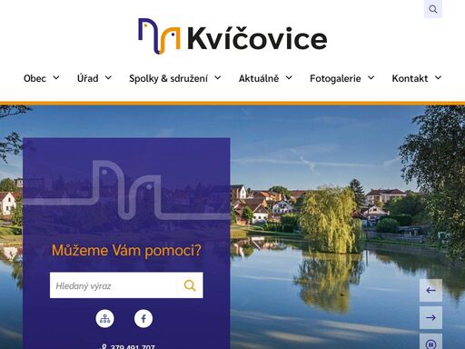 oficiální stránky obce kvíčovice