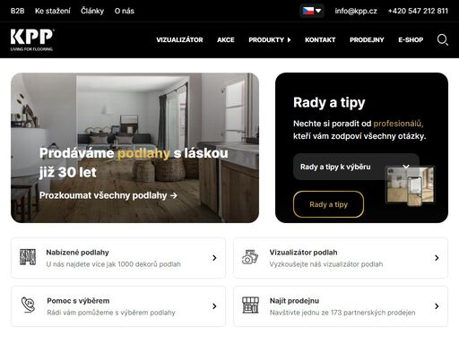 už více jak 30 let prodáváme vinylové podlahy, dřevěné podlahy, ekologické podlahy, laminátové podlahy, marmoleum a spc minerální podlahy. 