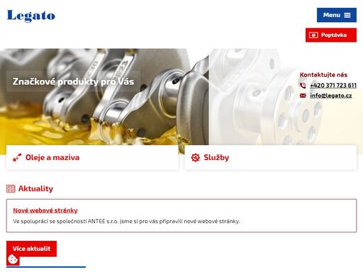 máme ucelený program služeb k prodeji maziv vč. servisu olejů, hydraulických zařízení aj. naši odborníci vám rádi poradí či zpracují mazací plán. zjistěte více.