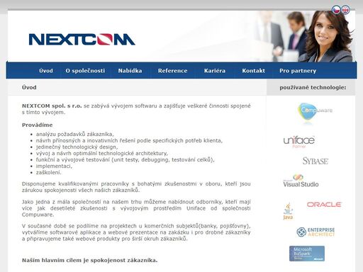 vývoj software ve vývojovém prostředí compuware uniface.