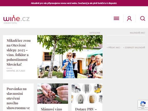 vinařský a vinohradnický server. vše o víně, vinařství, vinařské oblasti, vinařská diskuze, vinařský bazar, vinotéky a sklepy, vinařská sdružení a vinařské odkazy.