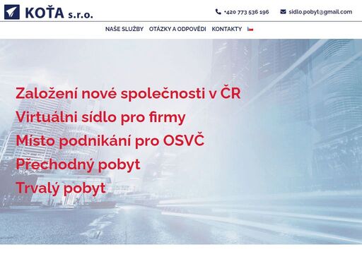 poskytujeme sídla společnosti v brně (s.r.o., a.s.), souhlas k  trvalému pobytu,
    souhlas s místem podnikání souhlas s umístěním sídla společnosti, souhlas s přechodným pobytem,
    pomůžeme prodat problémové firmy, ??????????? ????? ??? ???? ? ?????, ?????????? ???????? ?? ?????? ? ?. ???? (?????),
    ??????????? ?????  ??? ????????????????,  companies registered seat in brno (legal persons),
    temporary residence at czech republic,  permanent residence at brno
