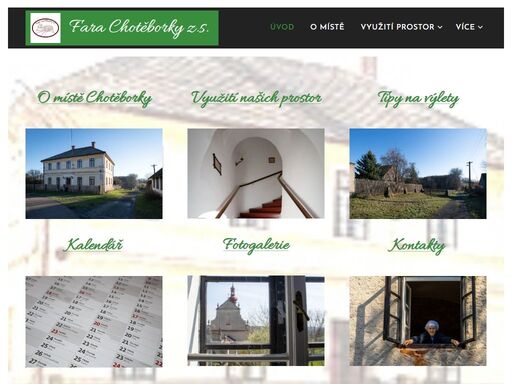 fara chotěborky na klidném místě