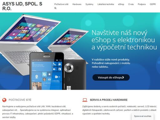 komplexní služby v oblasti informačních technologií. prodej a servis výpočetní techniky, školení, zabezpečovací systémy. prodáváme lékařskou techniku.