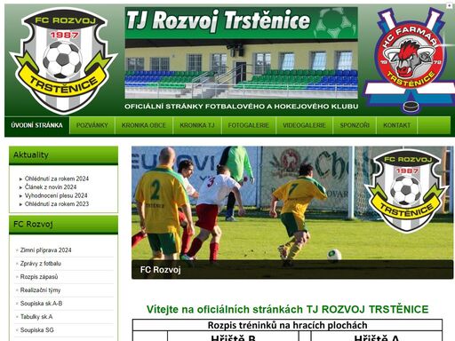 tj rozvoj trstěnice