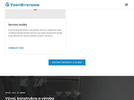 již od roku 1998 pomáháme s automatizací výrobních procesů. vyvíjíme jednoúčelové stroje, testovací a značící zařízení jako zakázkovou výrobu na míru.
