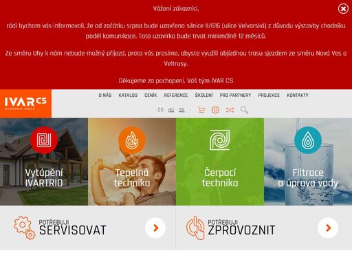 ivar cs : komponenty pro vodu, vytápění a plyn