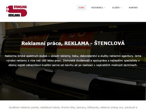 nabízíme služby v oblasti marketingu, reklamy, tisku, dekoratérství a služby reklamní agentury...