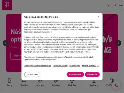 u nás pořídíte tarifní řešení pro celou domácnost - neomezené volání, mobilní data, domácí internet i digitální tv. výhodně v magentě 1.