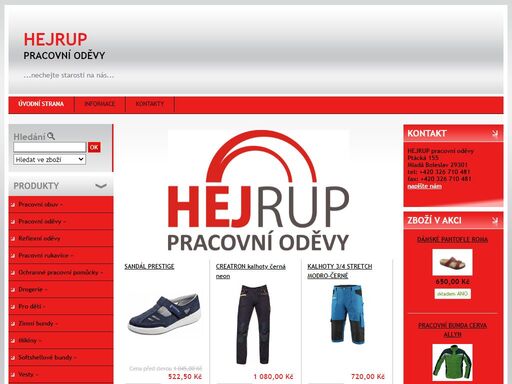 prodej pracovních oděvů, pracovní obuvi, pracovních rukavic, ochranných pracovních pomůcek, drogerie, 