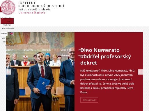 fakulta sociálních věd univerzity karlovy v praze je druhou nejmladší fakultou univerzity karlovy v praze. v současné době na ni studuje více než 4000 studentů.