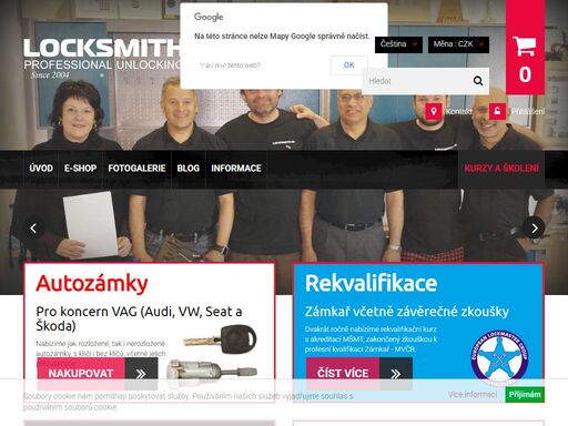 vítejte na stránkách locksmith cz