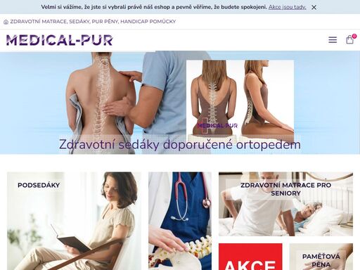 medical pur, matrace, zdravotní podsedáky, sedáky, zdravotní potřeby, toppery, handicap medical-pur vám poradí, jak vybírat matrace a podsedáky. vybírejte si zdravotní matrace, sedáky, toppery a handicap pomůcky za akční ceny.