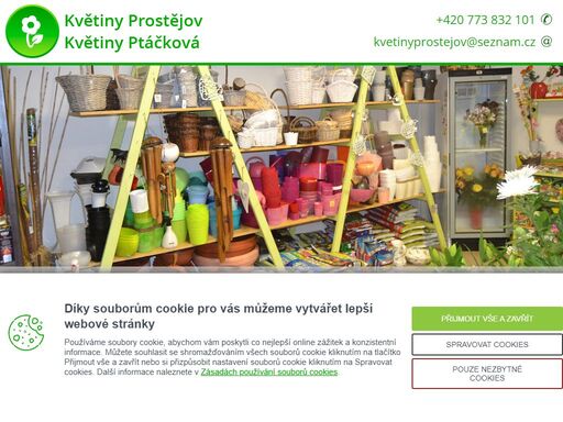 květiny prostějov - květiny ptáčková s.r.o., květinářství