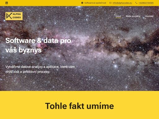 software & data pro váš byznys
