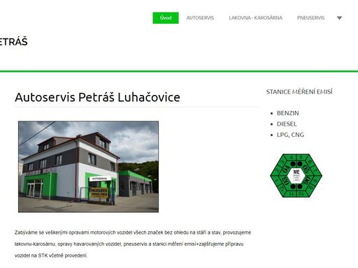 autoservis, pneuservis, autolakovna - karosárna petráš luhačovice nabízí kompletní servisní a opravárenské služby