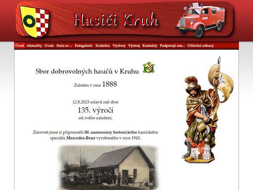 oficiální stránky sboru dobrovolných hasičů kruh v okresu semily.