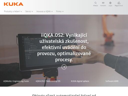 společnost kuka je jedním z předních dodavatelů inteligentní robotiky, zařízení a systémových technologií na světě a je hnacím motorem digitalizace v průmyslu.