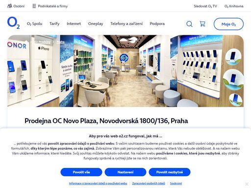 prodejna praha - oc novo plaza, novodvorská 1800/136. o2 služby, telefony, zařízení a příslušenství nebo profesionální podpora a spoustu dalšího, to nabízejí všechny naše značkové prodejny.