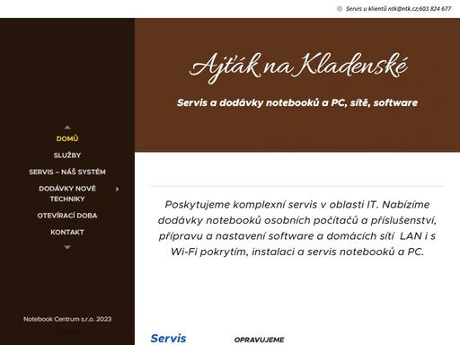 servis notebooků a pc