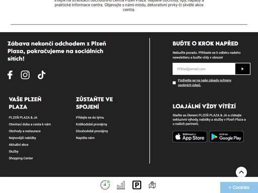 ležící ve městě plzeň a snadno dostupný městskou hromadnou dopravou, plzen plaza vás zve k nákupům.