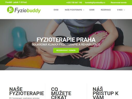 soukromá klinika fyzioterapie a rehabilitace poblíž stanice metra pražského povstání. individuální přístup, profesionální péče a krátké čekací doby.
