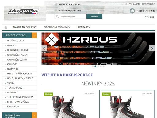 hokejsport.cz - kompletní hokejové vybavení