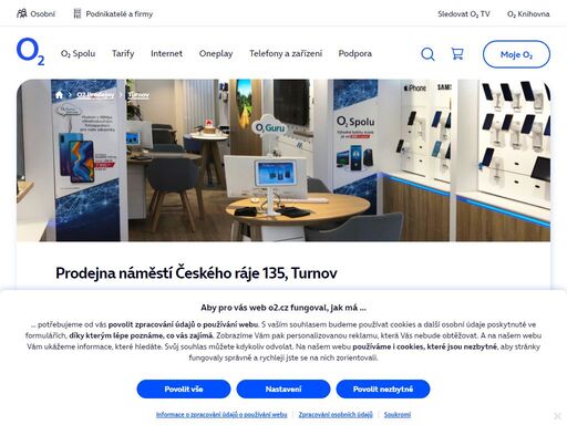 prodejna turnov - náměstí českého ráje 135. o2 služby, telefony, zařízení a příslušenství nebo profesionální podpora a spoustu dalšího, to nabízejí všechny naše značkové prodejny.