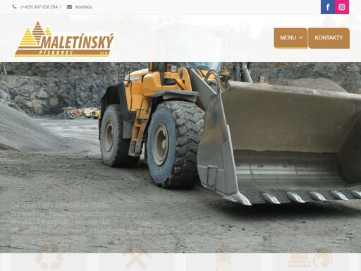 recyklační středisko šternberk, recyklace stavební suti, prodej recyklovaného kameniva a zemní práce