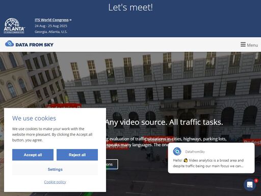 gain access to the latest video analysis solutions for smart cities. traffic monitoring and adaptive traffic control, parking, traffic safety... learn more now!